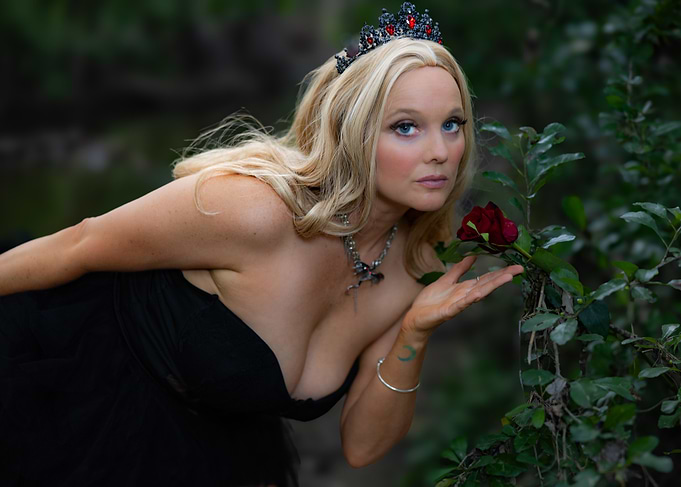 Dark Queen with Rose