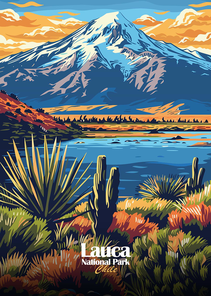 Lauca National Park Chile Landscape