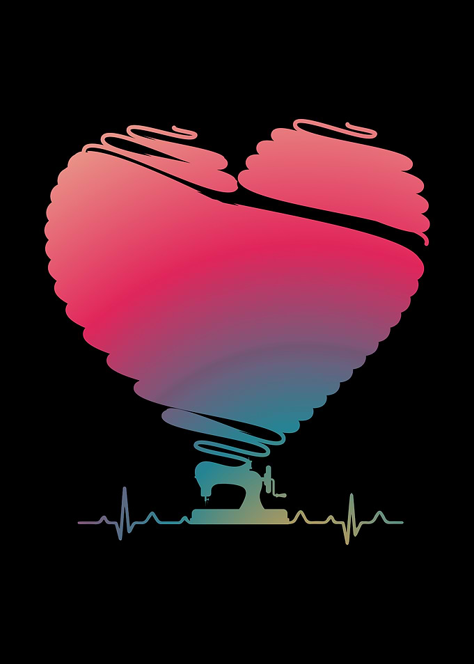 Sewing Machine Heartbeat