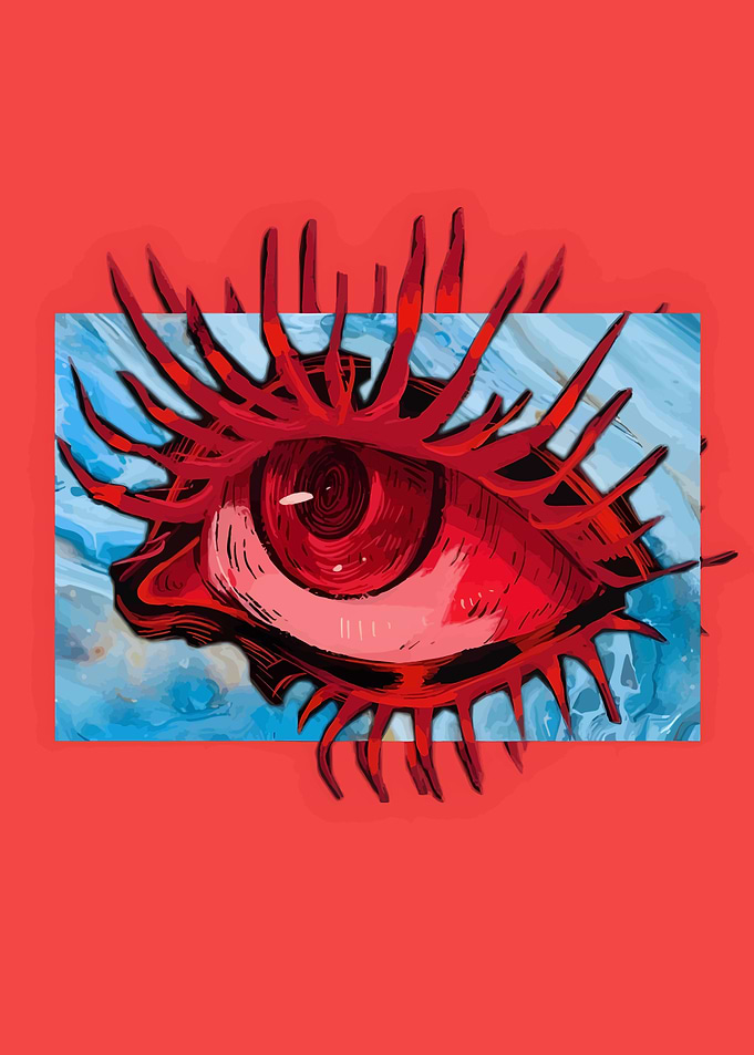 Red Eye Digital Art