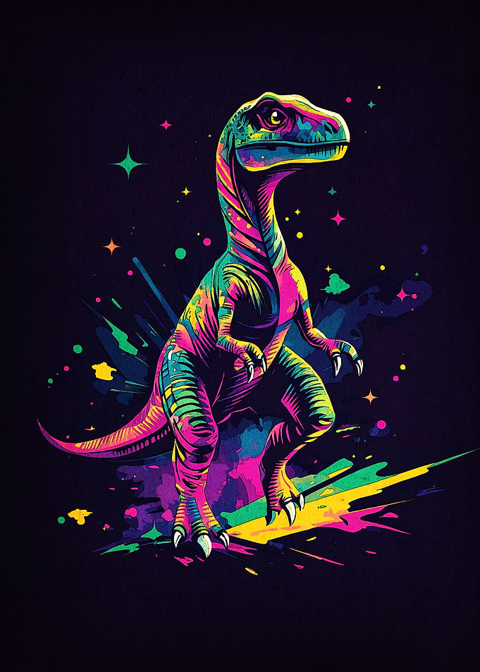 Colorful Dinosaur Animal