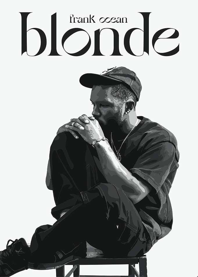 Frank Ocean Blonde Album Cover Art