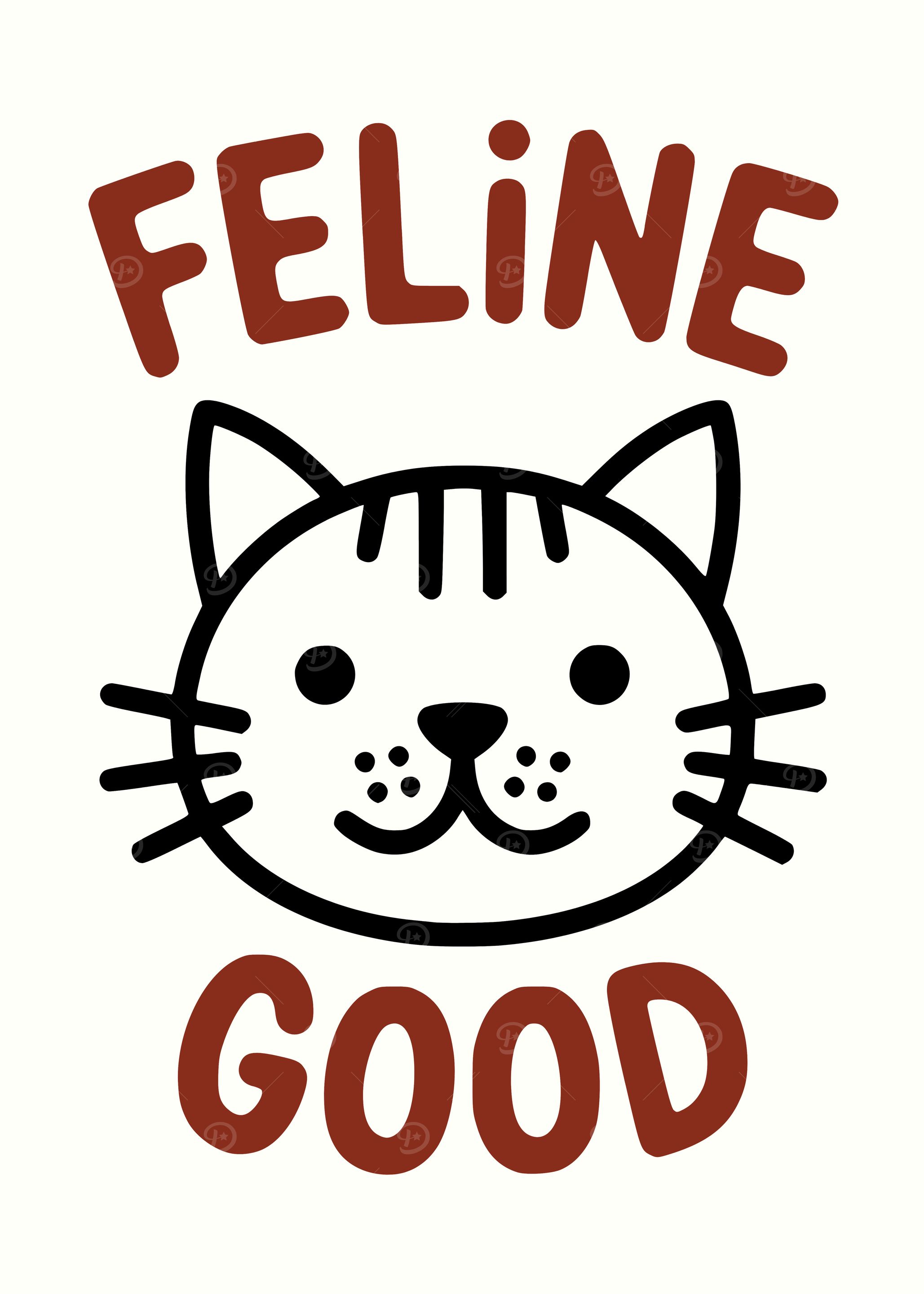 Feline Good Cat Cartoon