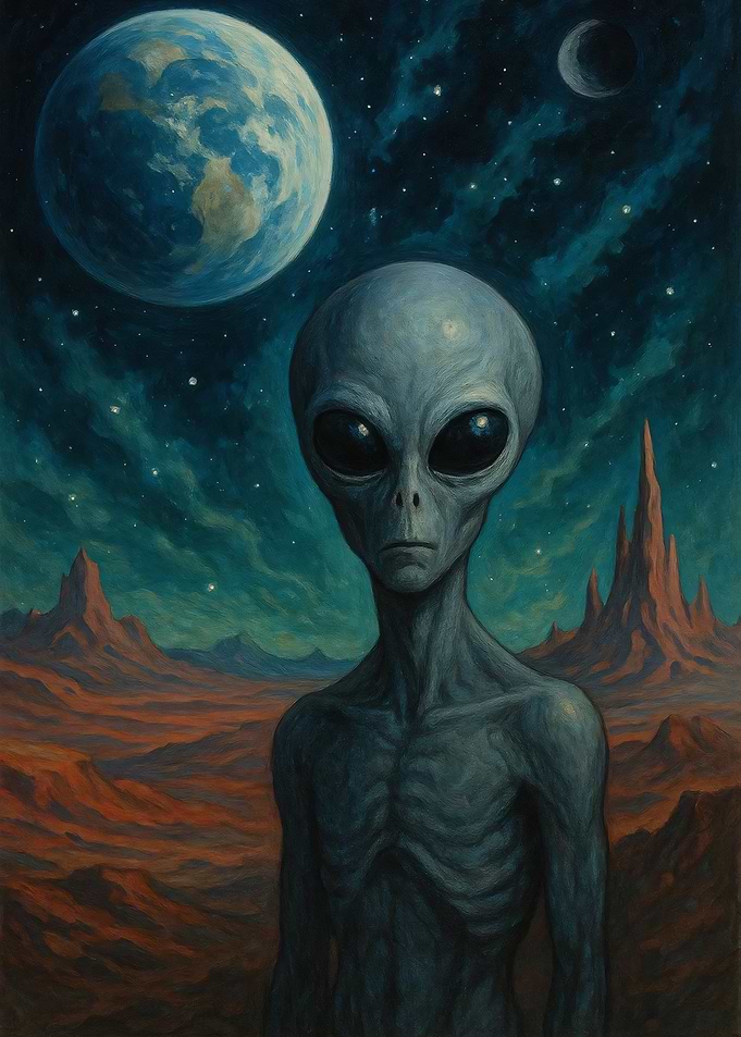 Alien on Mars