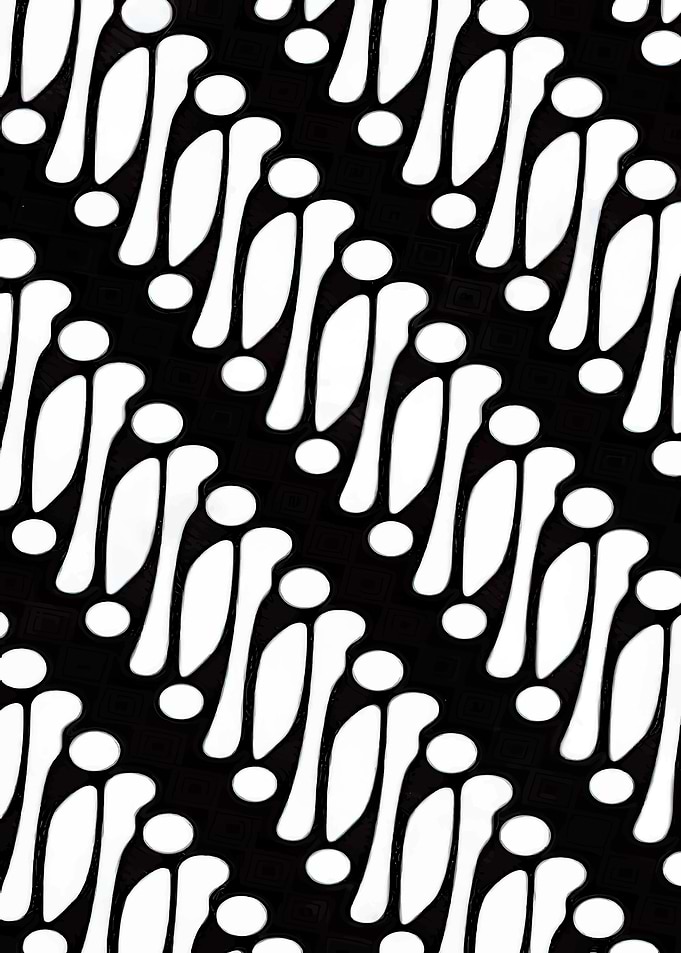 Black and White Batik Pattern