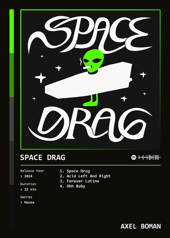 Space Drag (2024) by Axel Boman