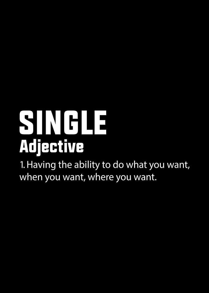 Single Adjective Definition