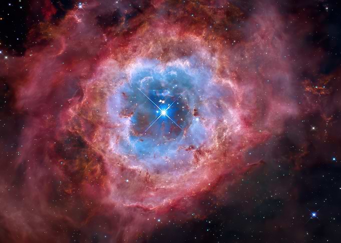 Rosette Nebula in Space