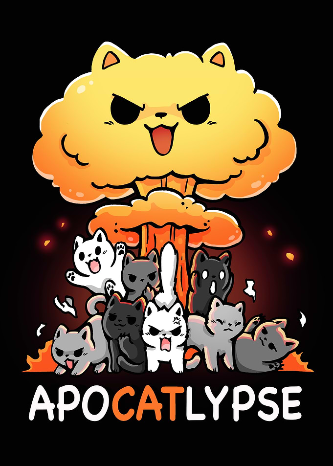Apocatlypse: Cartoon Cats and Nuclear Explosion