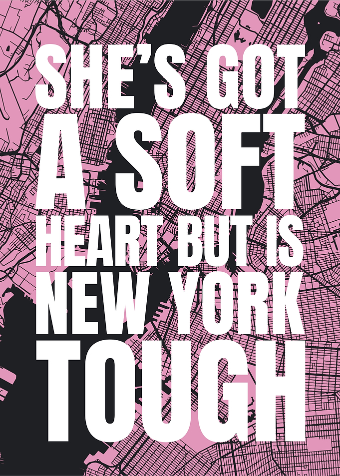 She's got a soft heart but is new york tough