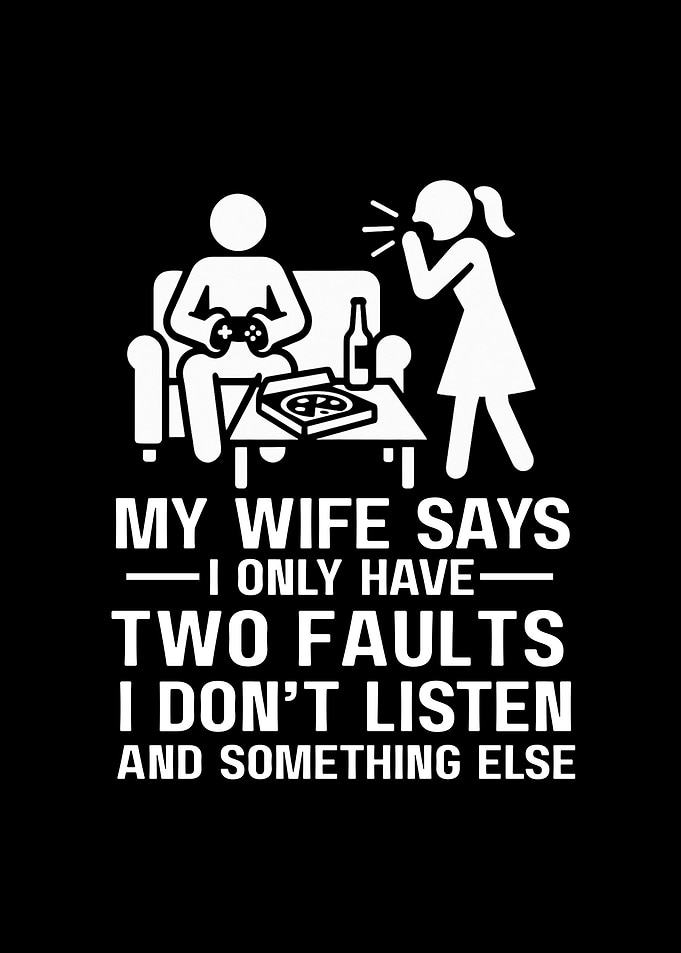 Funny Gamer Wife Stick Figure