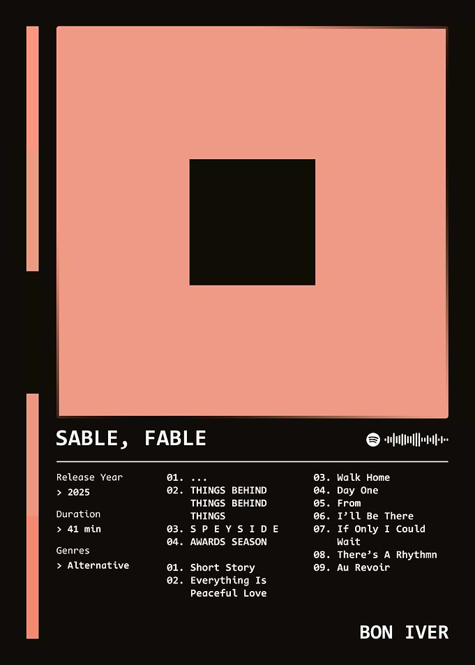SABLE, fABLE (2025) by Bon Iver
