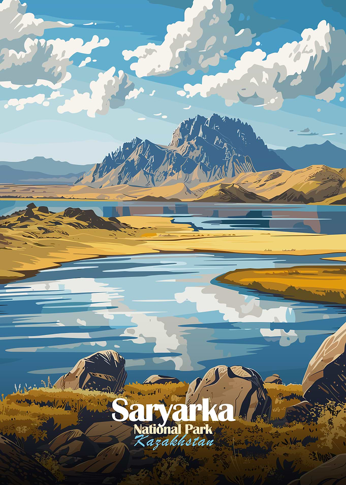 Saryarka National Park, Kazakhstan