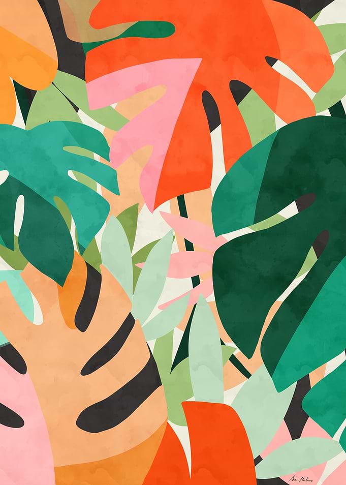 Tropical Leaves Pattern