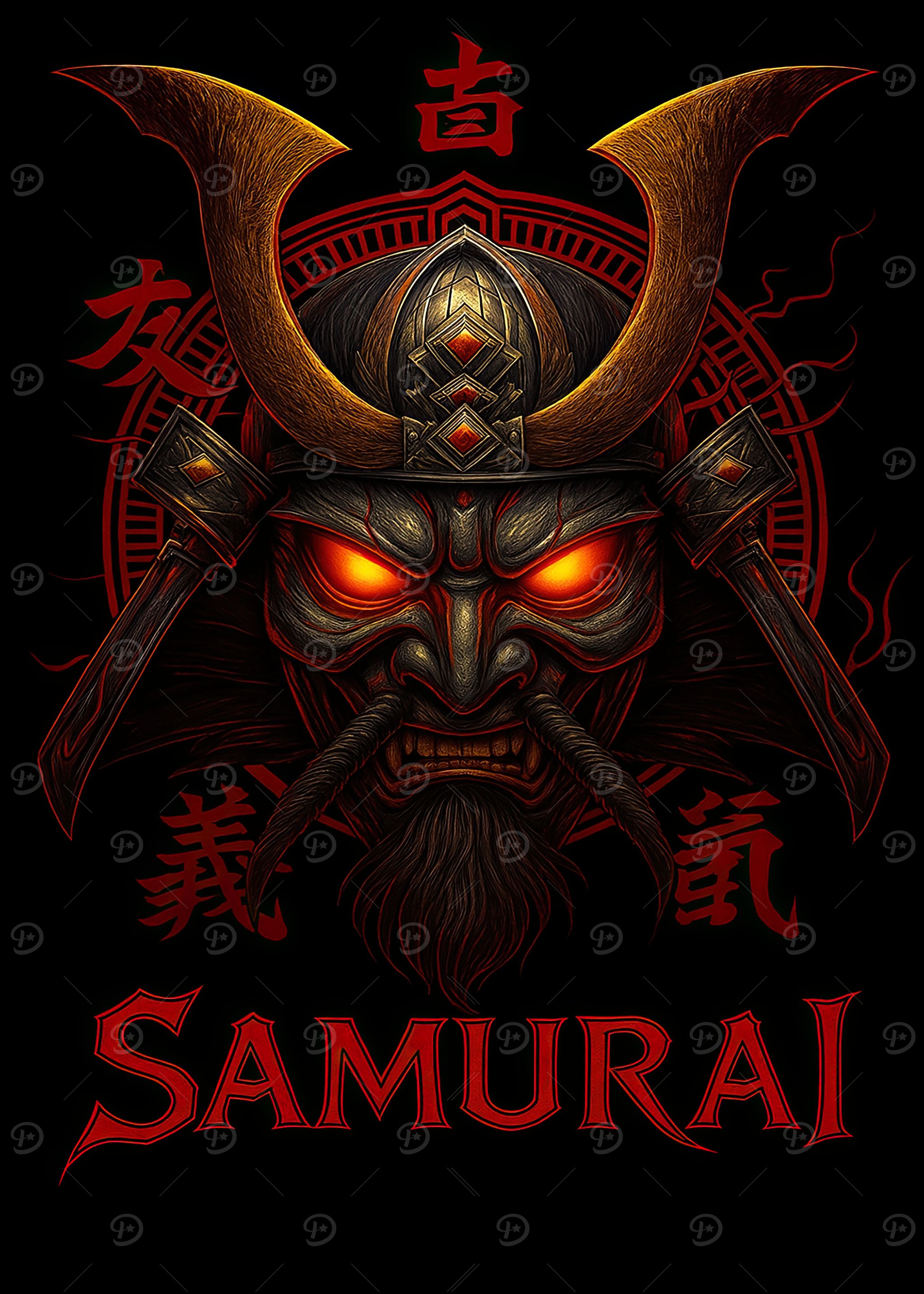 Samurai Warrior Mask