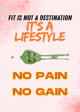 Fitness Motivation: No Pain, No Gain