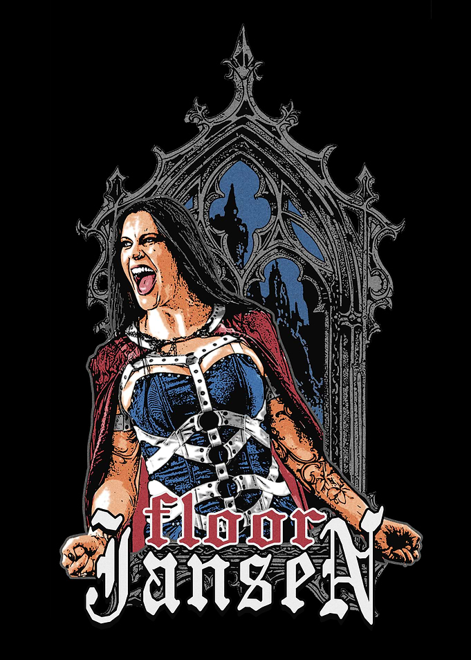 Floor Jansen Illustration