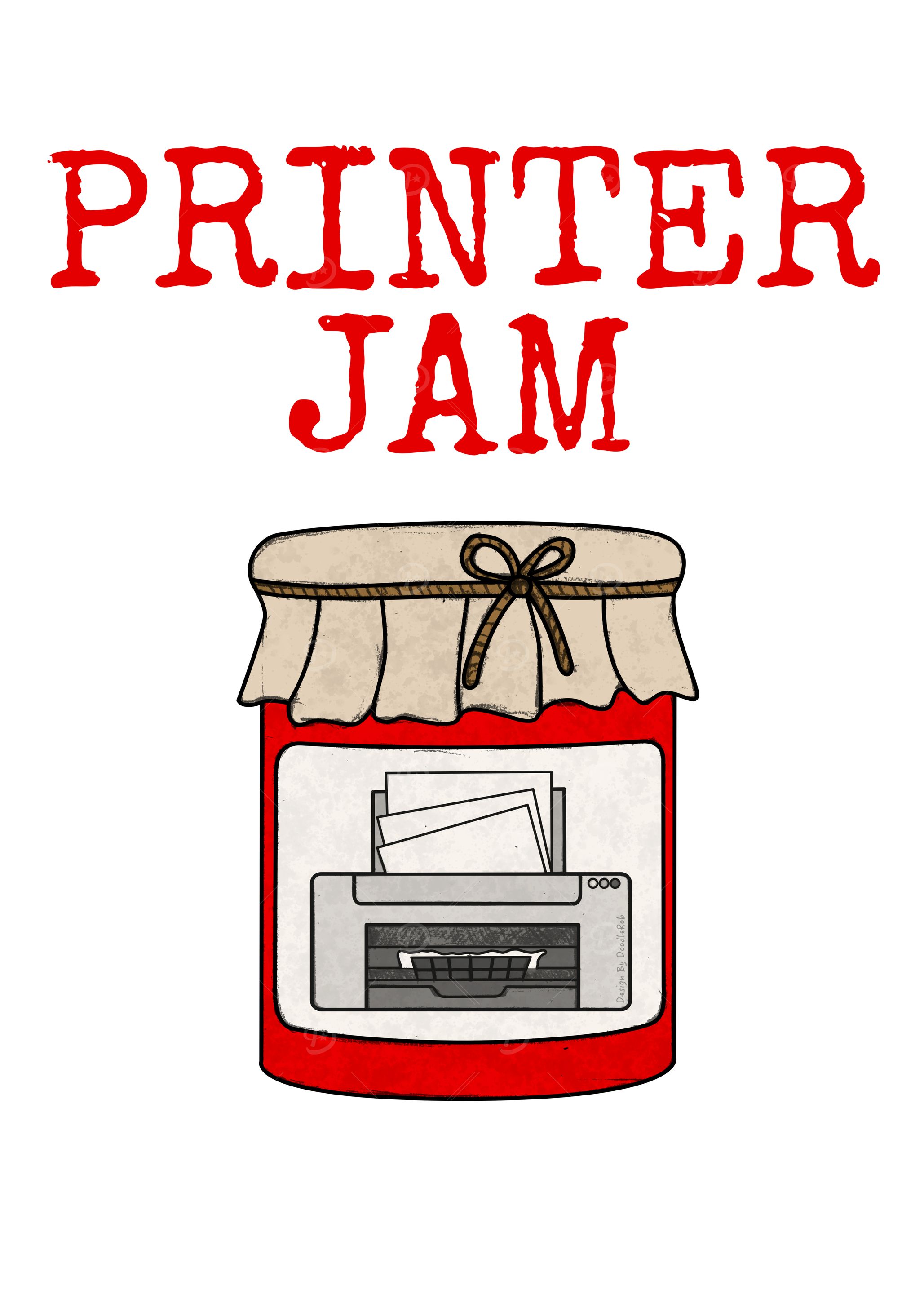 Printer Jam, IT Technician, Office Funny