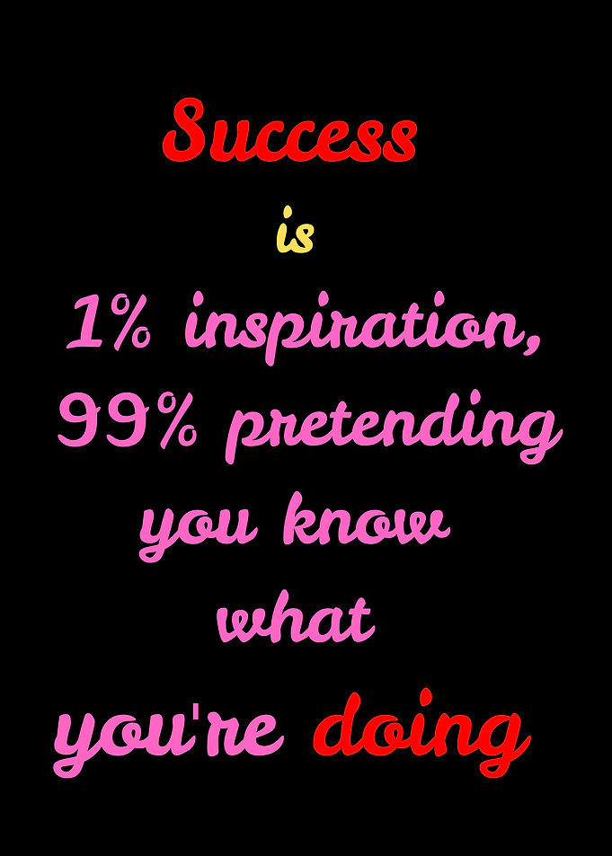 Success Quote on Black Background