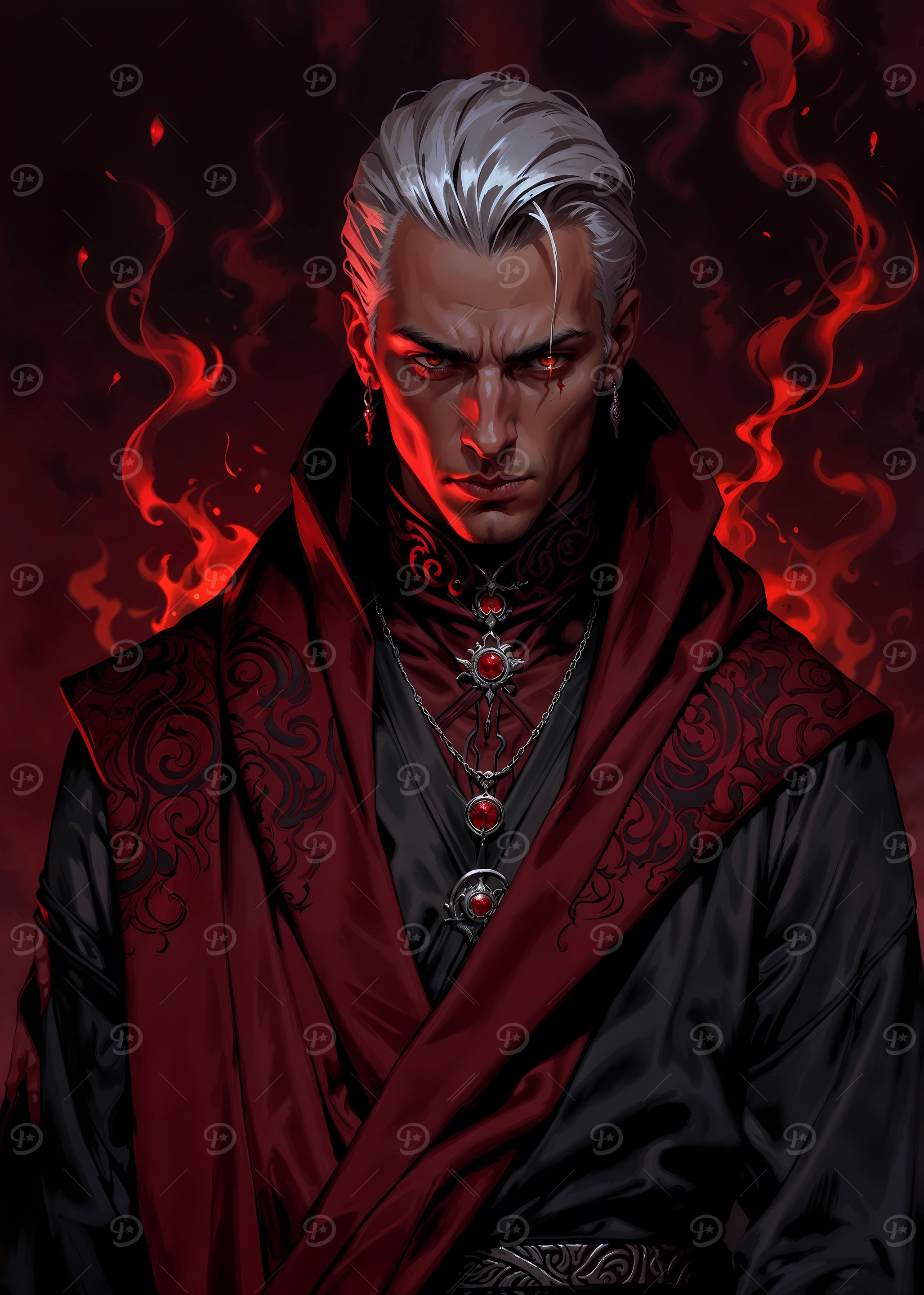 Silver Haired Vampire Lord