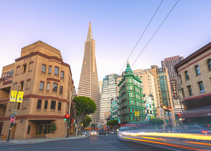 San Francisco Cityscape at Dusk