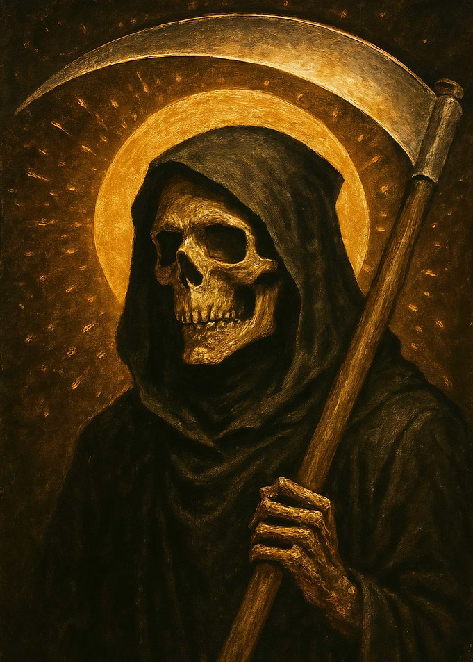Saint Grim Reaper Dark Art