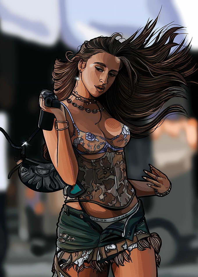 Tate Mcrae Illustration