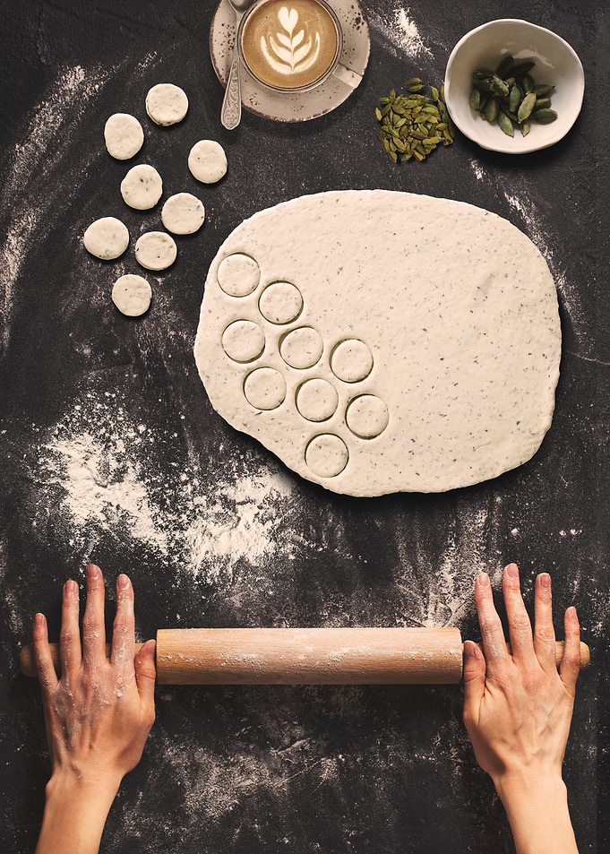 Baking Preparation with Coffee
