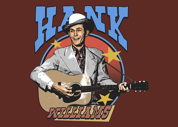 Hank Williams Illustration