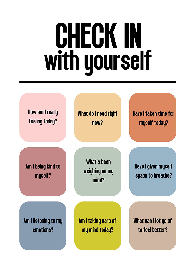Check In With Yourself Reminder
