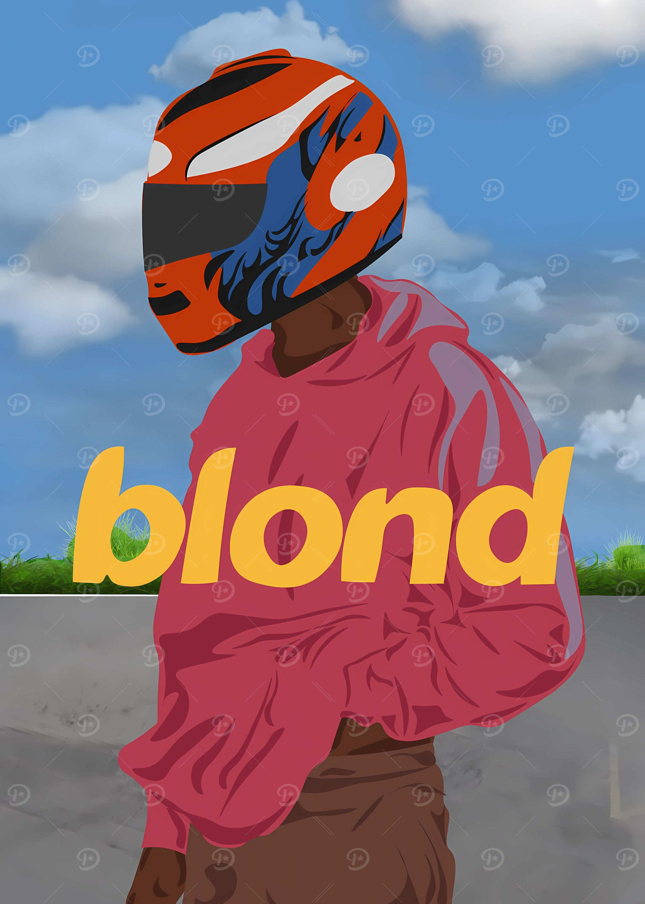 Blond Frank Ocean Album Cover Art