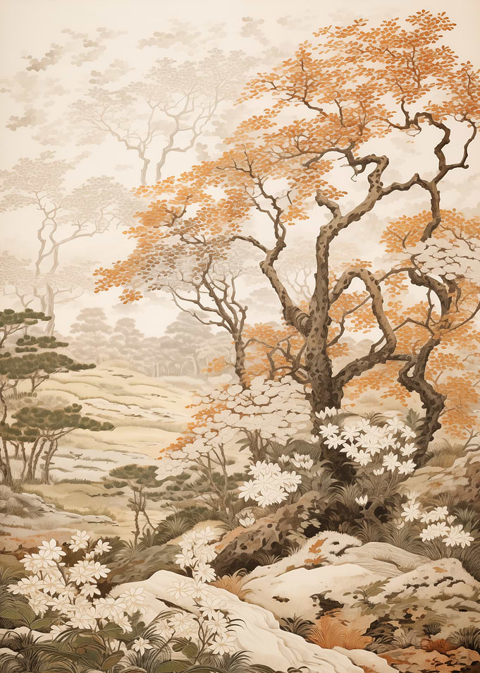 Autumnal Landscape Trees