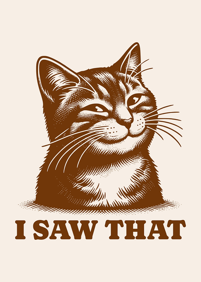 I Saw That Playful Smart Cat