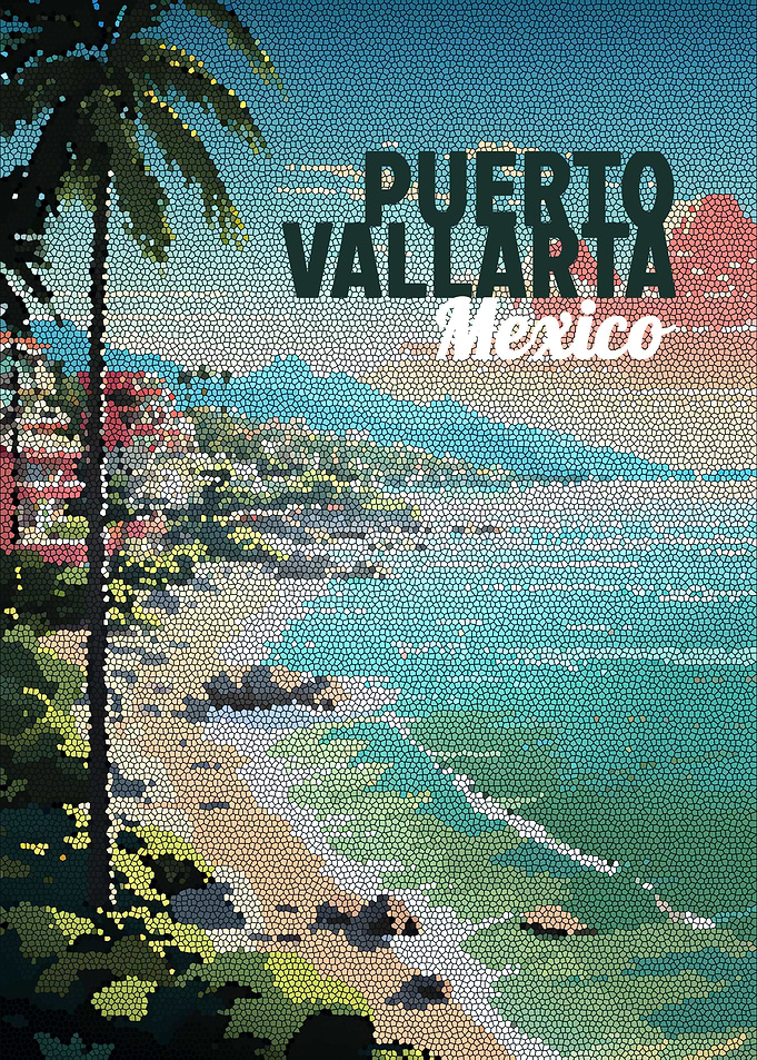 Puerto Vallarta Mexico Mosaic Art