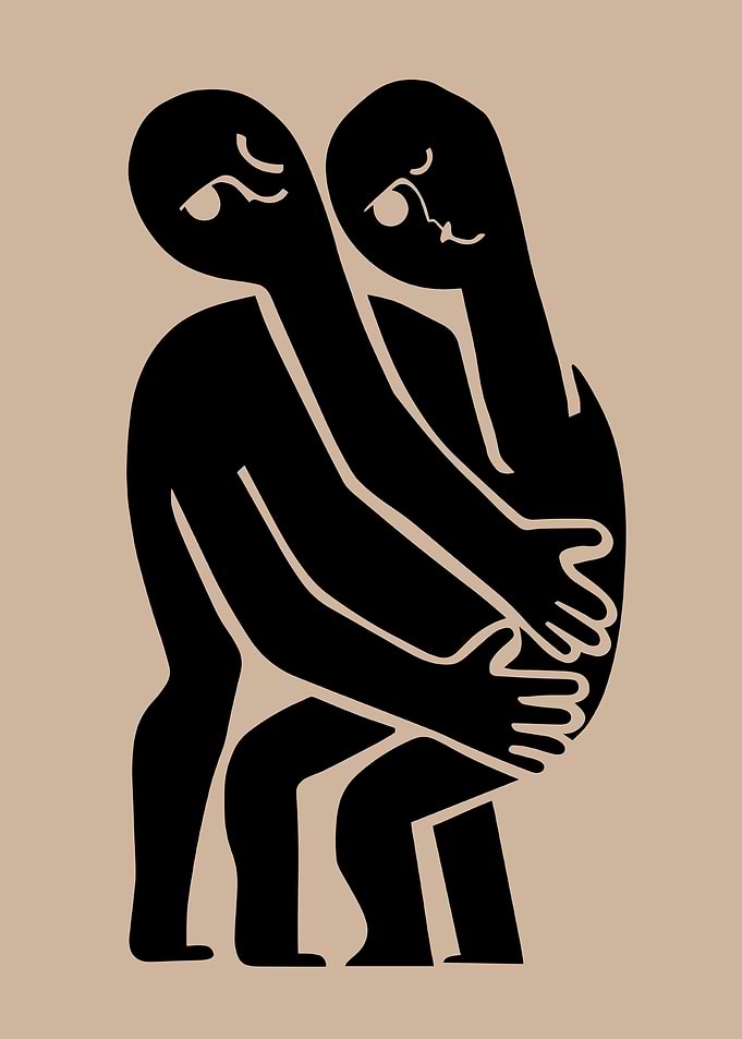 Abstract Embrace
