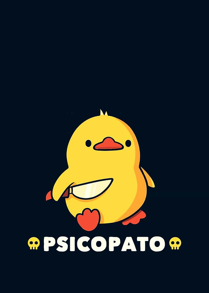 Psychopathic Duck with Knife
