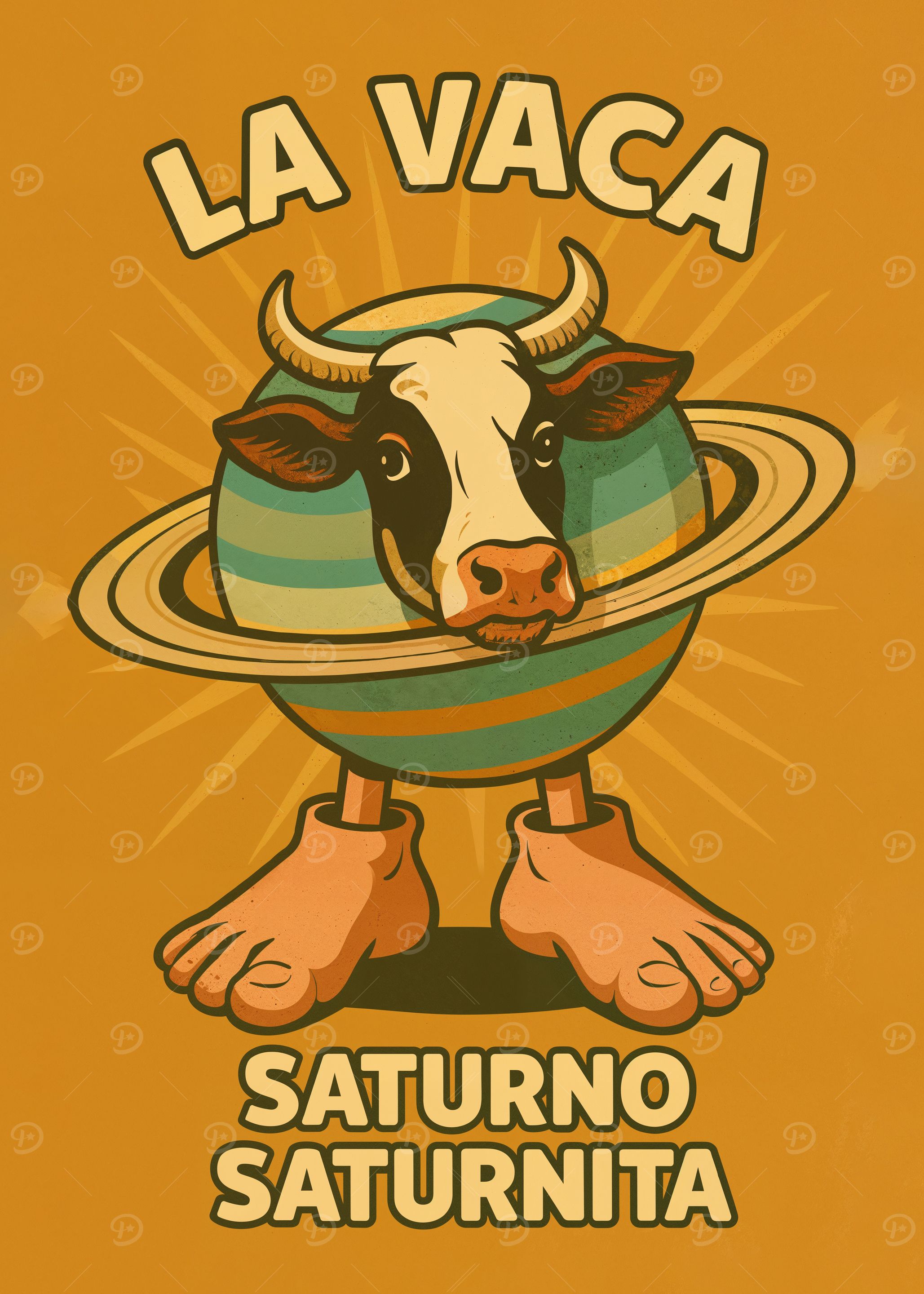 La Vaca Saturno Saturnita - Italian brainrot animal meme