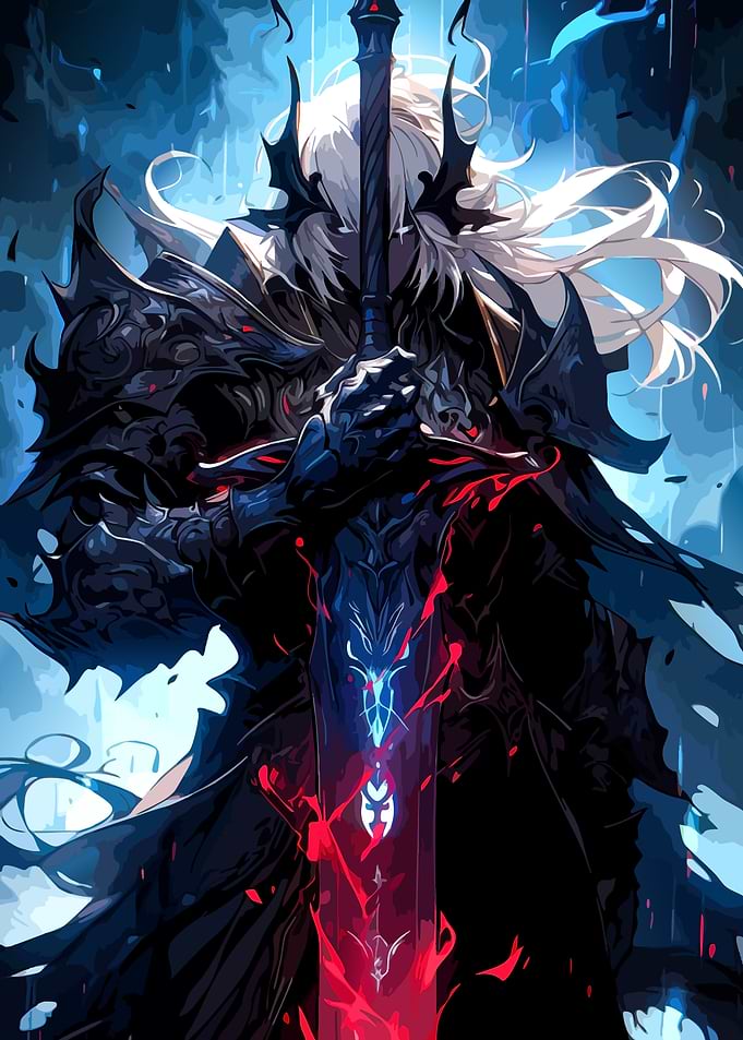 Dark Knight with Sword