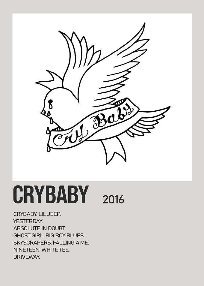 LIL PEEP Crybaby Album Cover Art