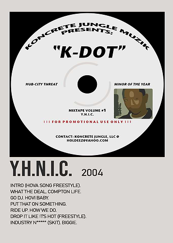 K-Dot Y.H.N.I.C. Mixtape Cover