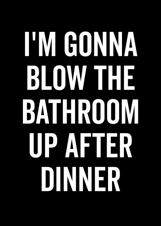 Bathroom Humor Text Art