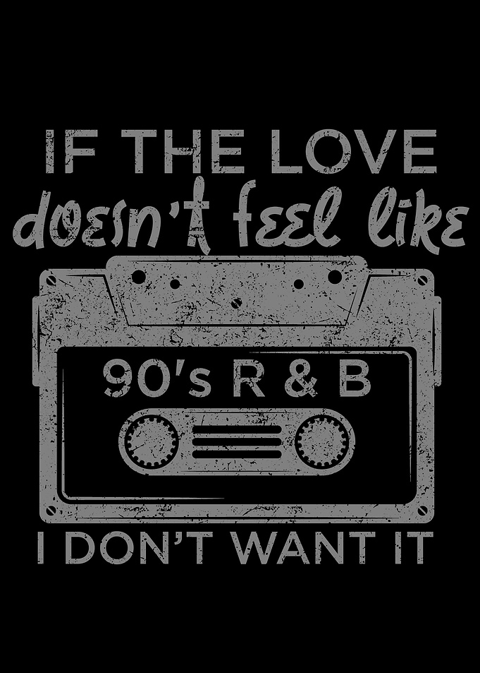 90's R&B Cassette Tape Design