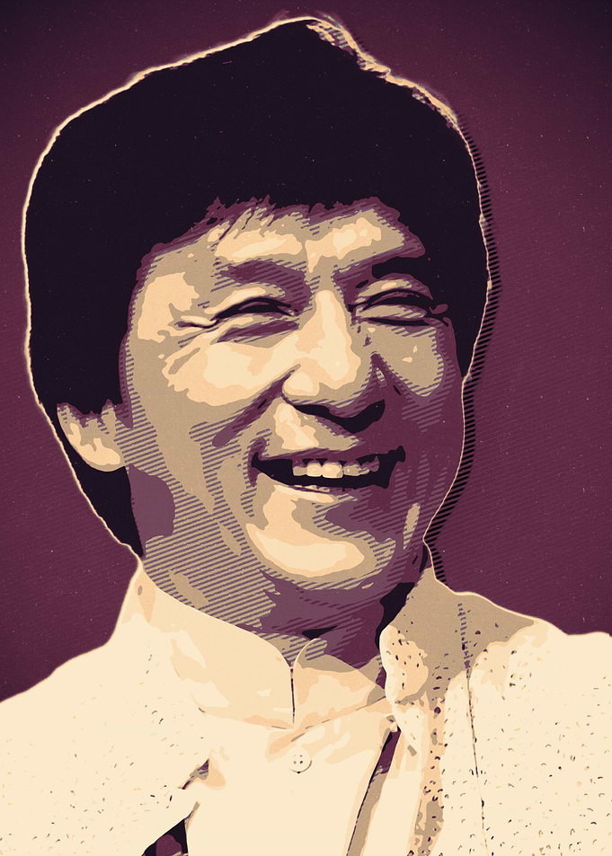 Jackie Chan Portrait Art