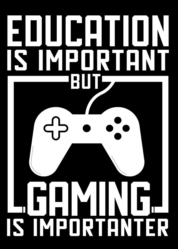 Education vs Gaming: A Humorous Take
