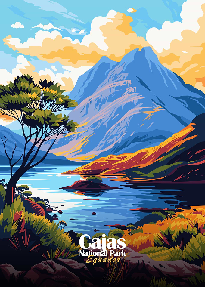 Cajas National Park, Ecuador Landscape