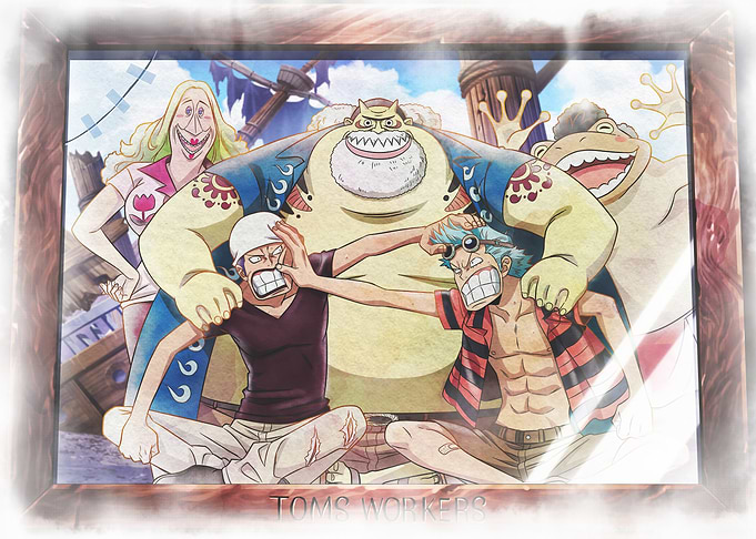 Iconic Watercolor Franky and Toms Workers