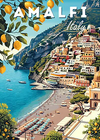 Amalfi Coast Italy Scenic View