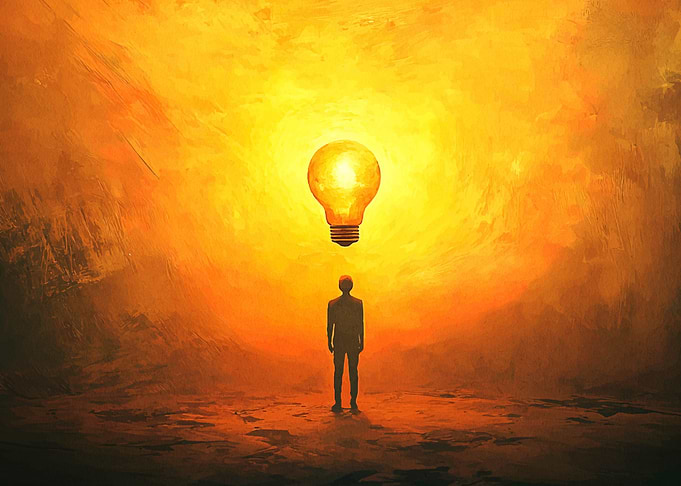Idea Lightbulb Man