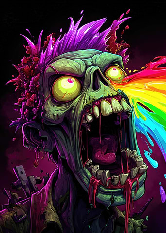 Rainbow Zombie