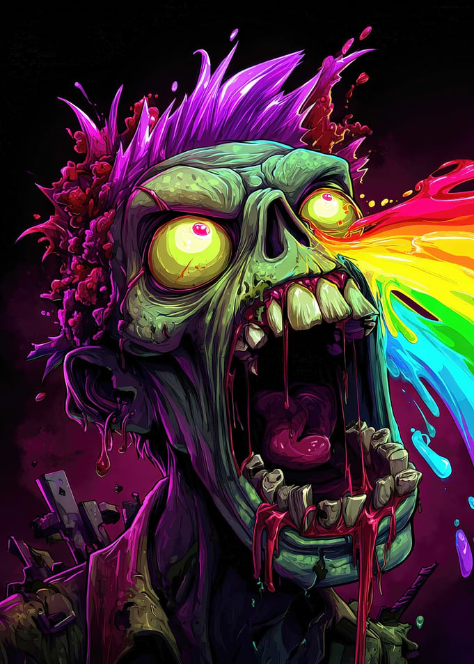 Rainbow Zombie
